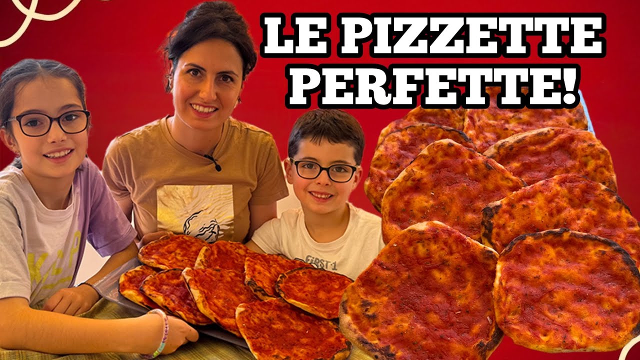 PIZZETTE ROSSE FATTE IN CASA 🍕 Come Quelle del Forno! Croccanti Fuori e Morbide Dentro