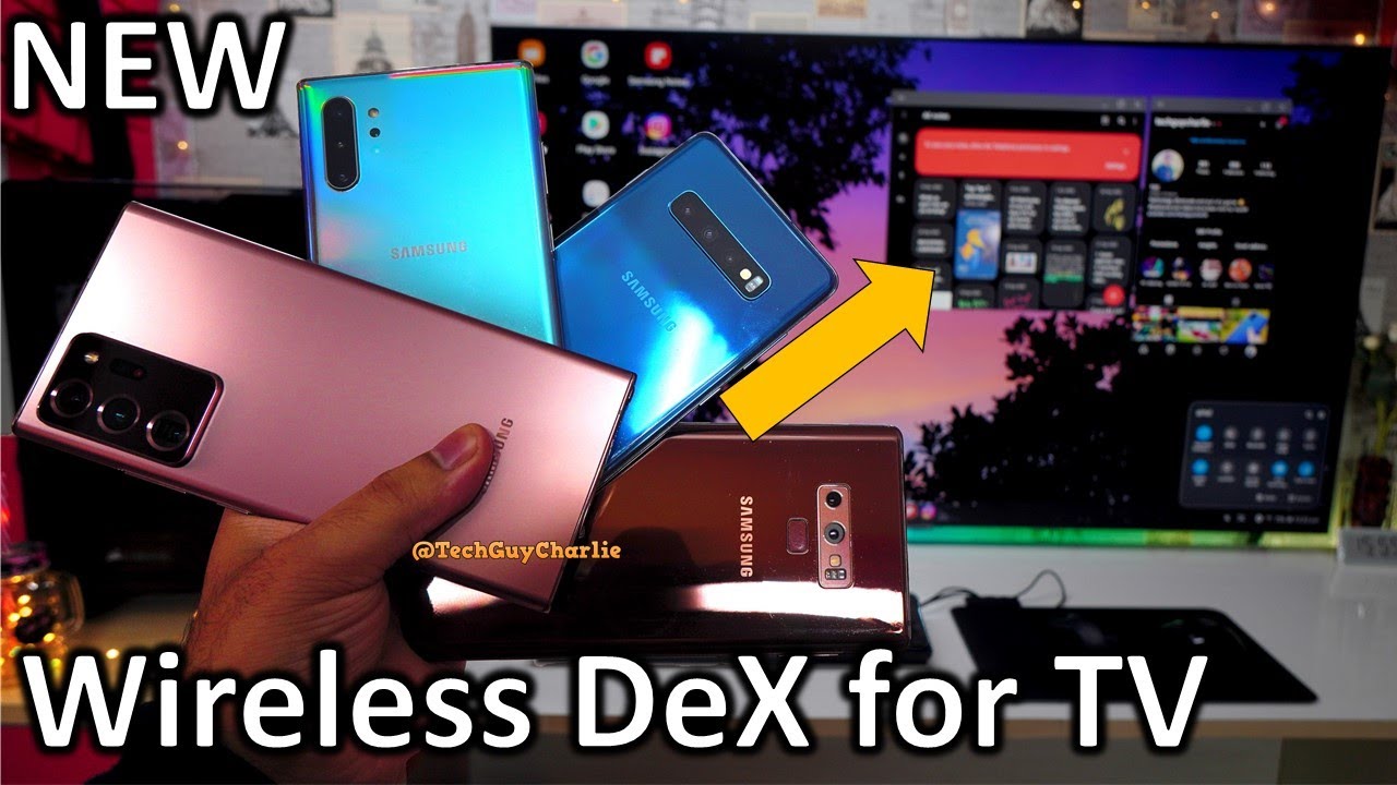 Новый беспроводной Samsung DeX — это УДИВИТЕЛЬНО, превращает ваш телевизор в компьютер (в букваль...