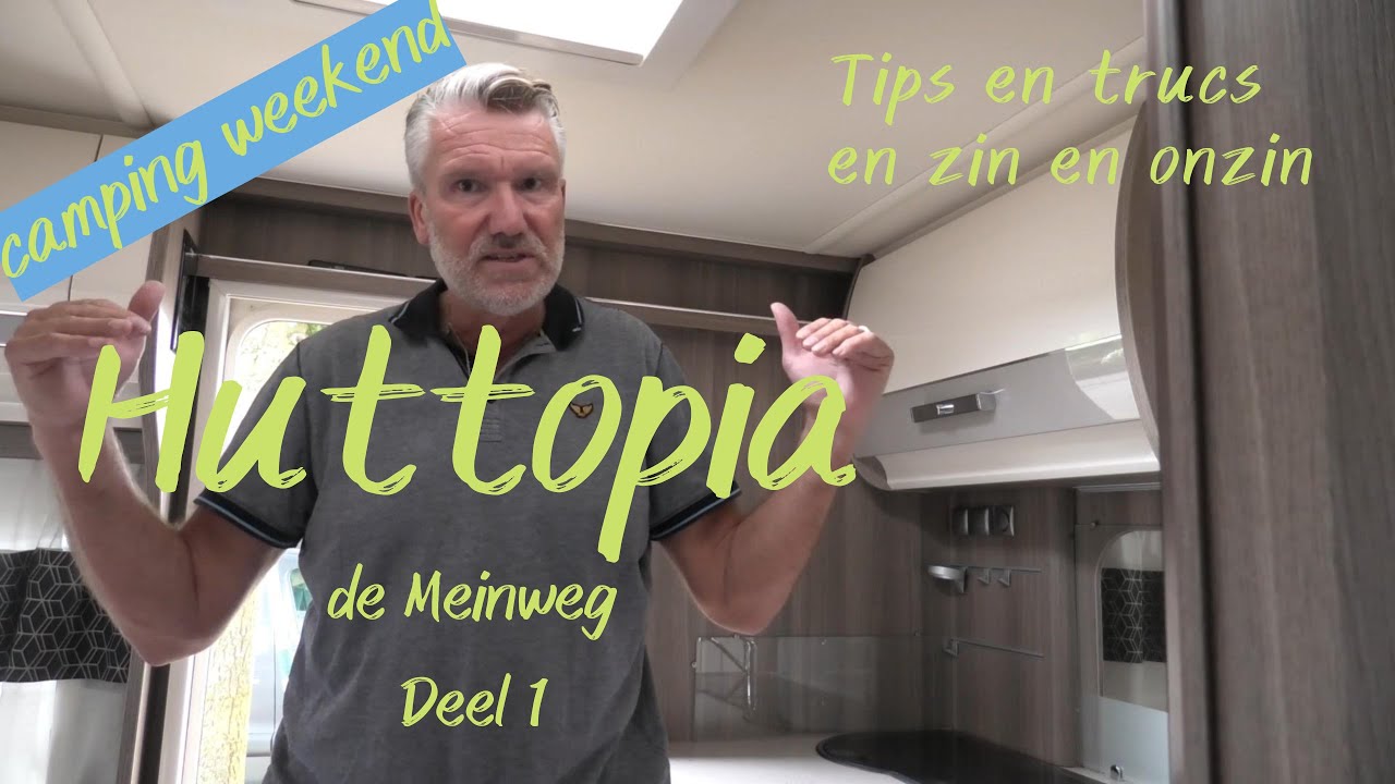 Weekend met de caravan naar Huttopia de Meinweg.