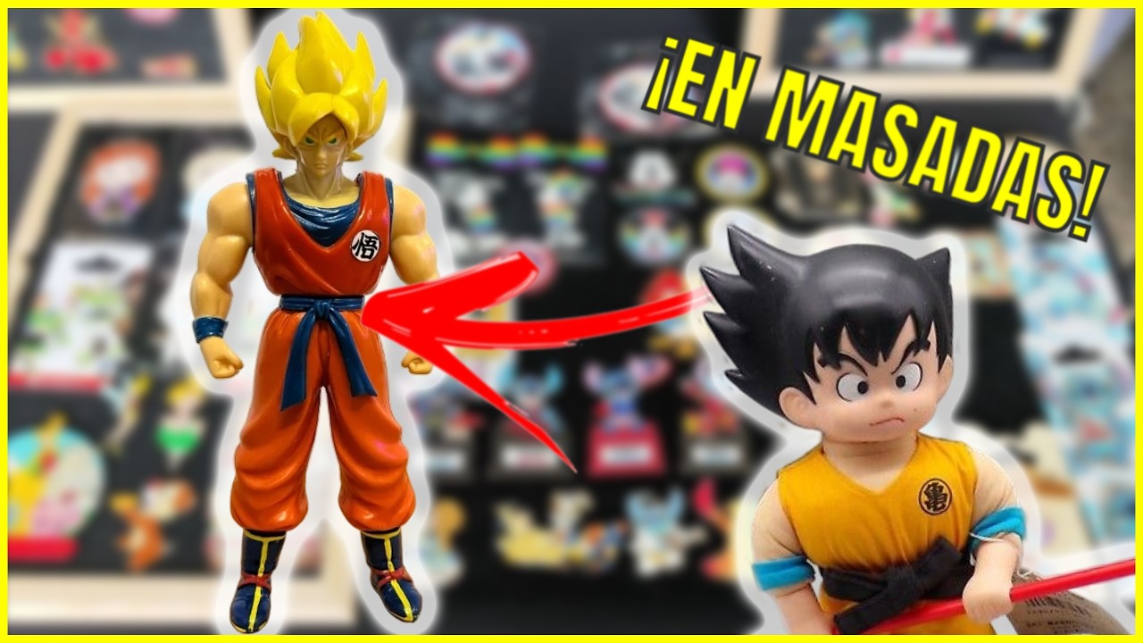 ¡Increíble lo que encontré en MERCAT MASADAS! 😱 Dragon Ball, Tortugas Ninja, WWE y más nostalgia