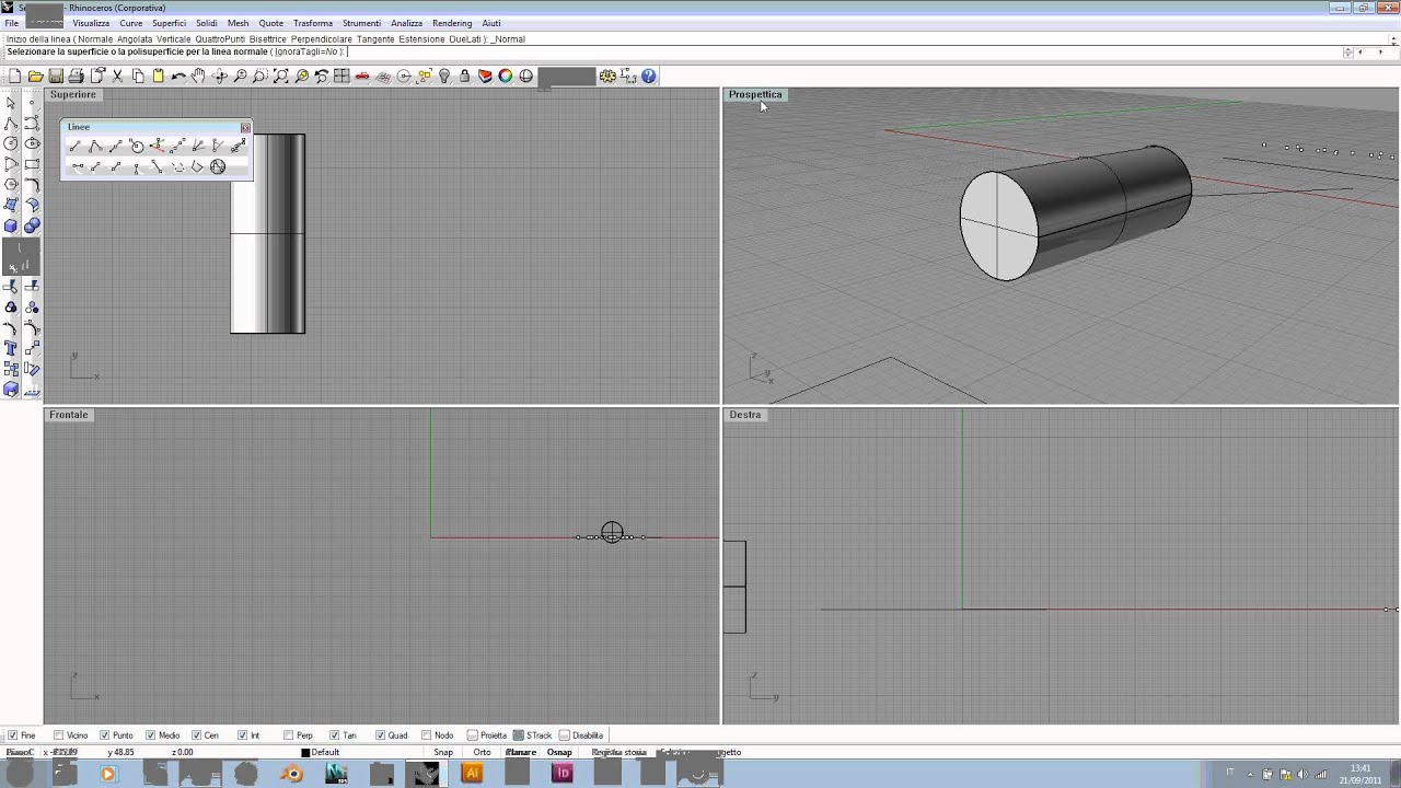 Rhino Lezione 2 - Linee