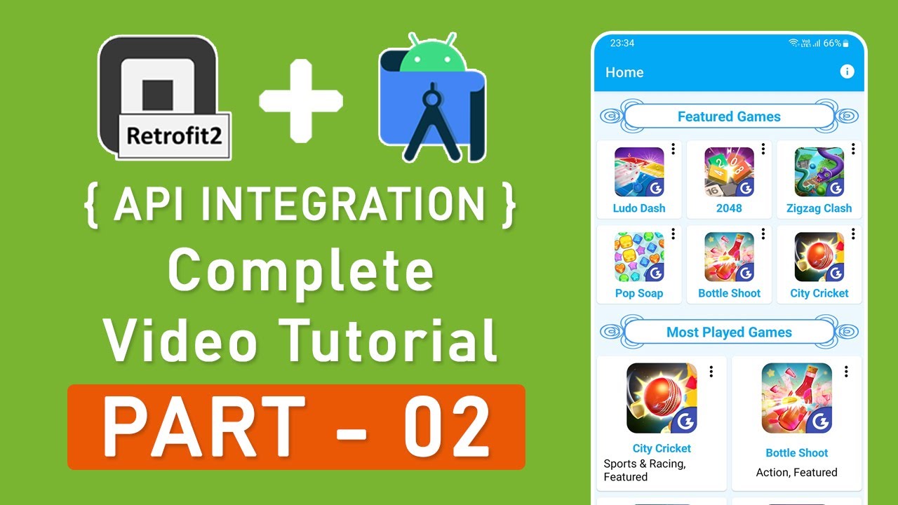 JSON API Integration - Get API Key From GameHubs Part - 2 - Krishna Apps