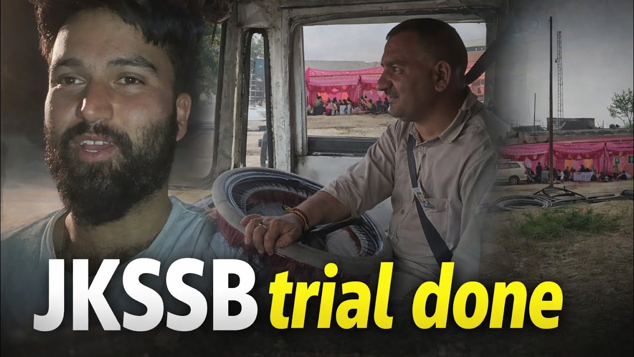 JKSSB driver trial at jammu 