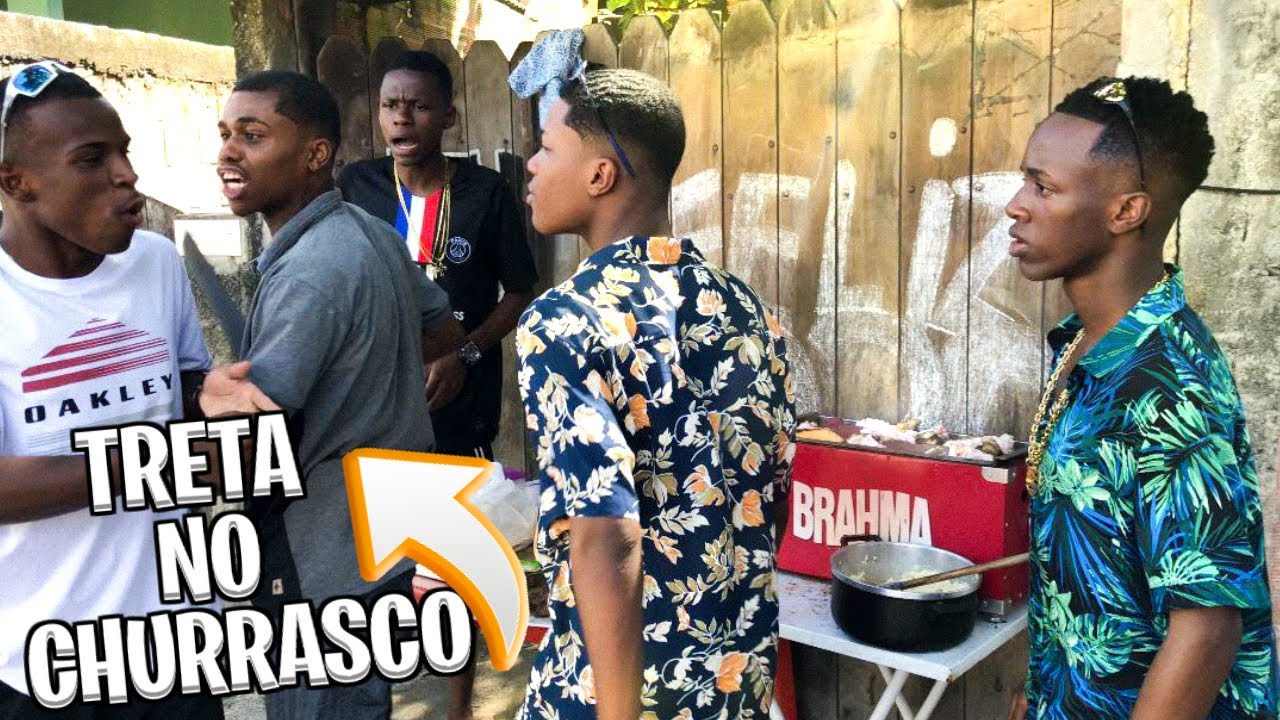 BRIGA NO CHURRASCO DOS CRIA - RONY OLIVEIRA