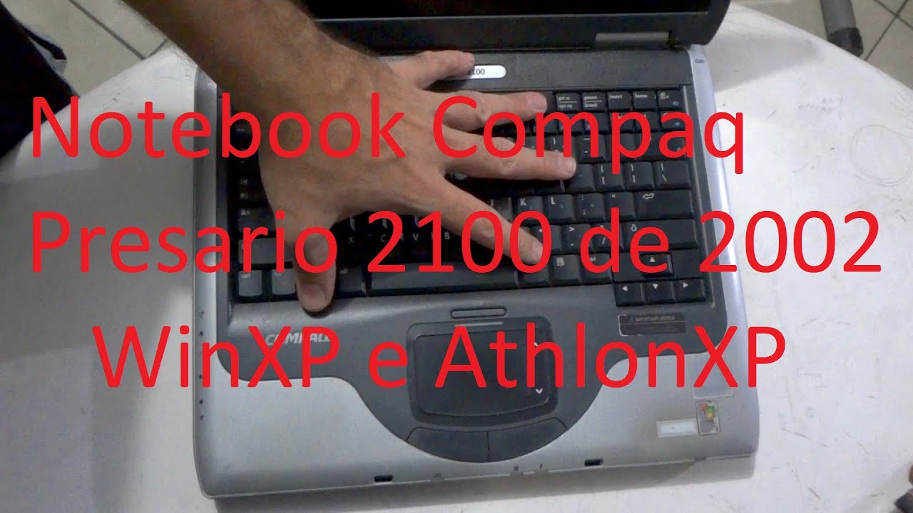 Notebook Compaq Presario 2100 de 2002!