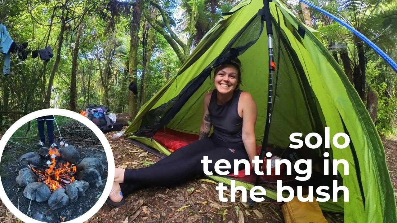Solo Overnight Hike at Daly's Clearing | river crossings + NEW tent | Kaimai Ranges NZ