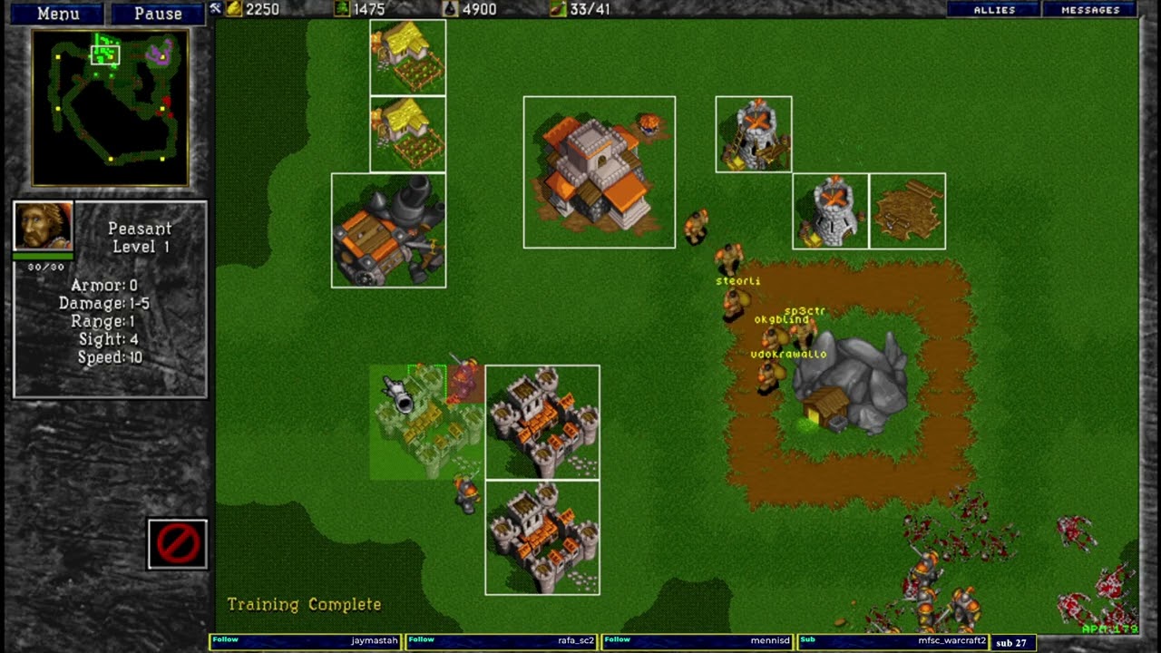 Warcraft 2 Zones 2v2 u8t3io3p/egg vs Glydr/MFSC