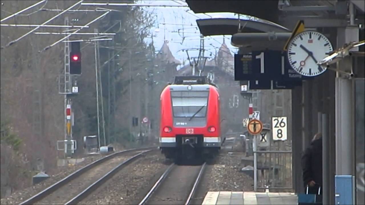 Bahnhof STARNBERG NORD - S Bahn München , BR442 [ 25.03.2014 ]