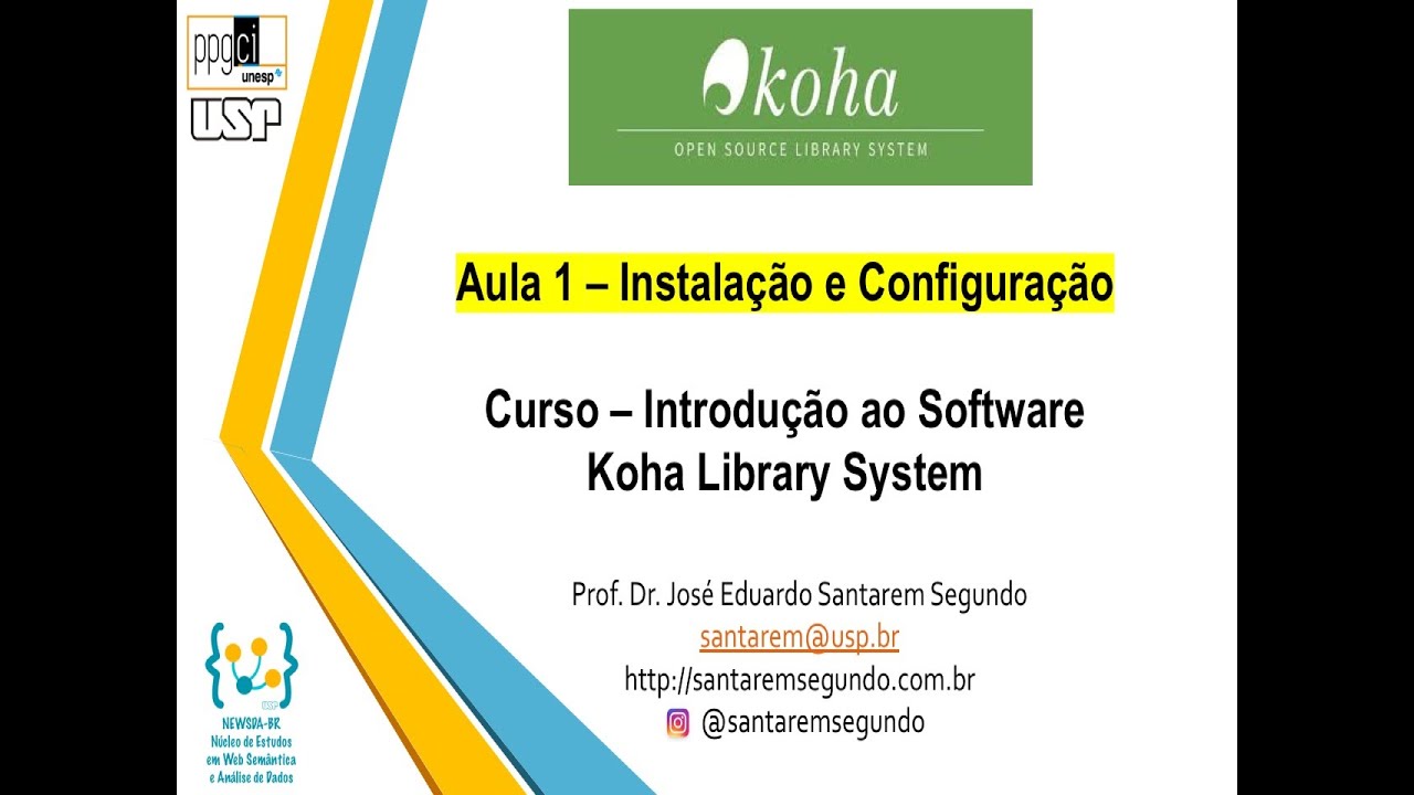 Aula 1 - instalação e Configuração - Curso de Koha Library System
