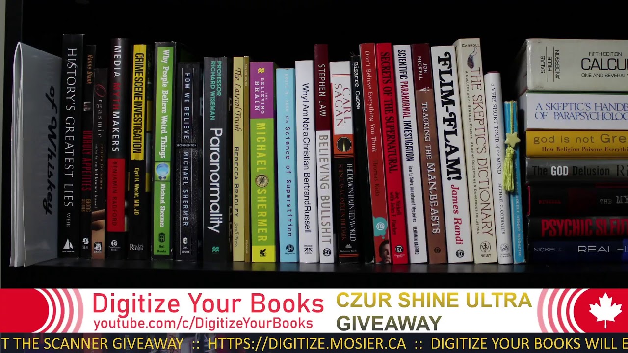 Digitize Your Books Live Stream: CZUR SHINE ULTRA GIVEAWAY
