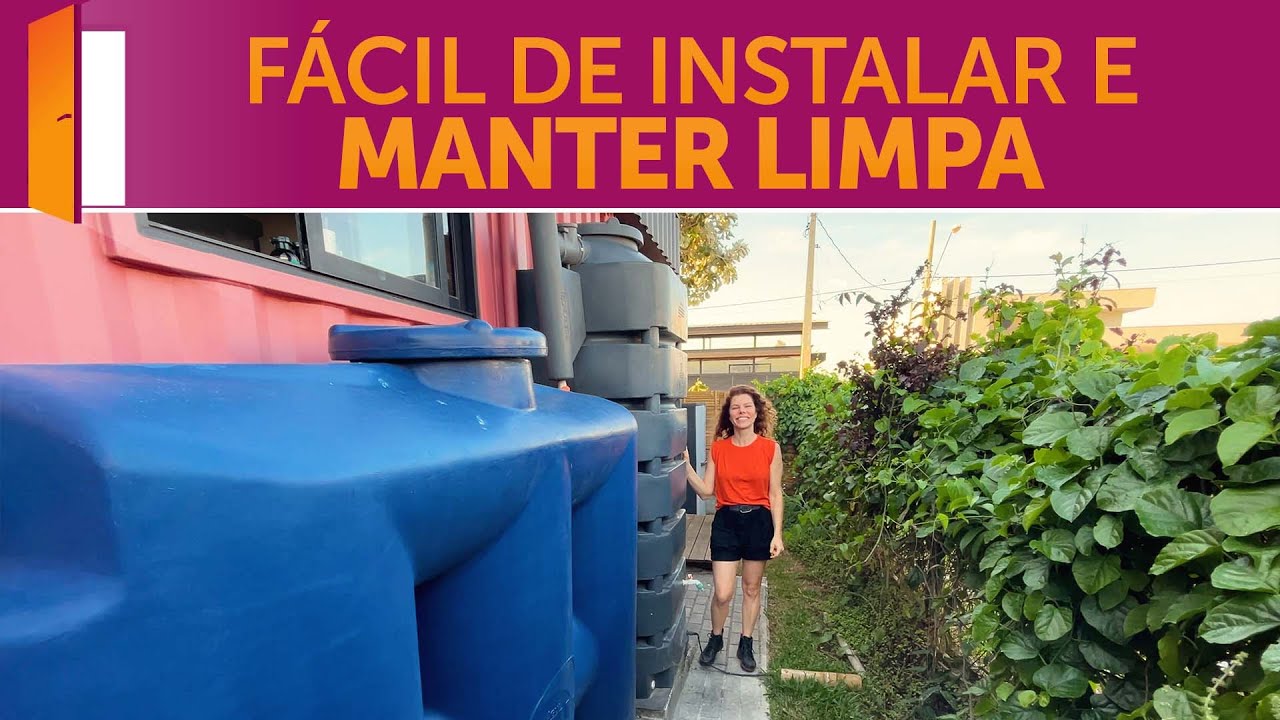 Caixa d'agua vertical com bomba pressurizadora