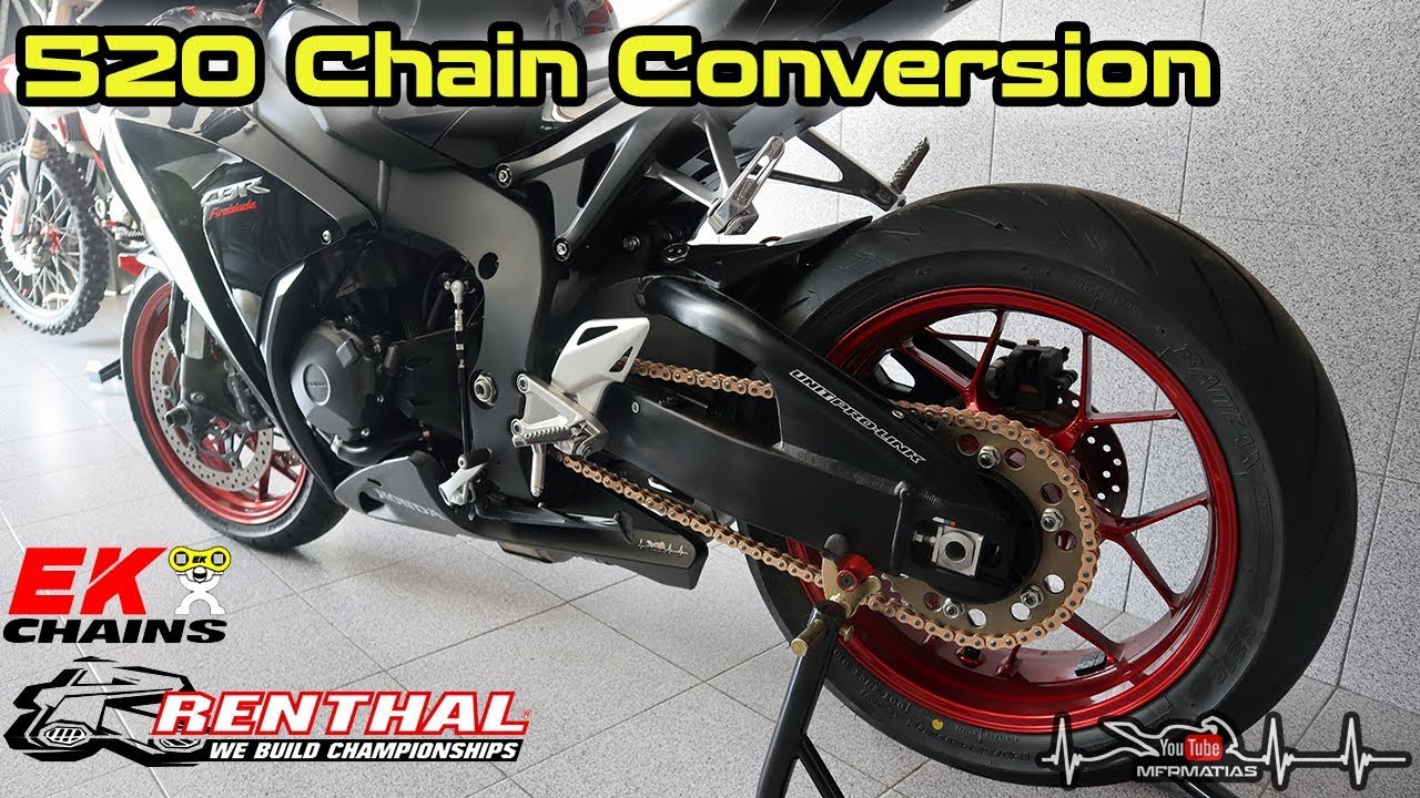 Honda Fireblade | Project Series #6 | 520 Chain Conversion | RENTHAL | EK