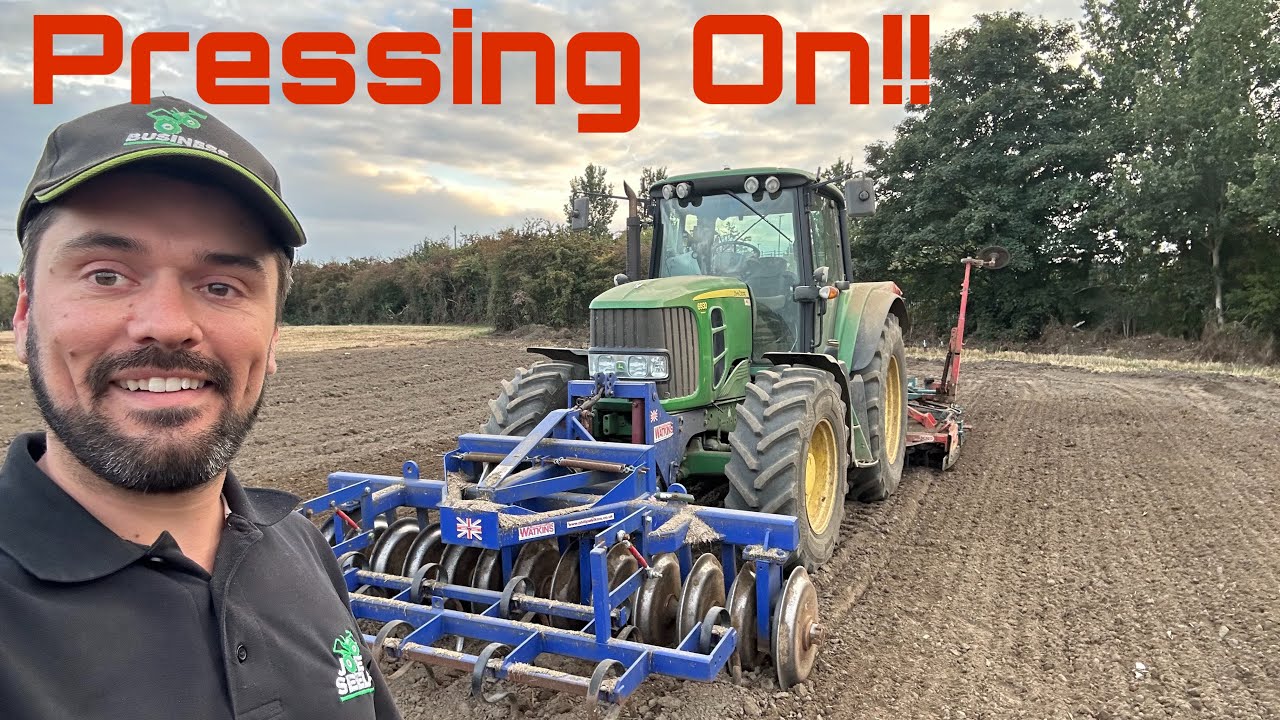 Andy’s Run! Muck spreading! Big Rig… Drilling with the Front Press On!