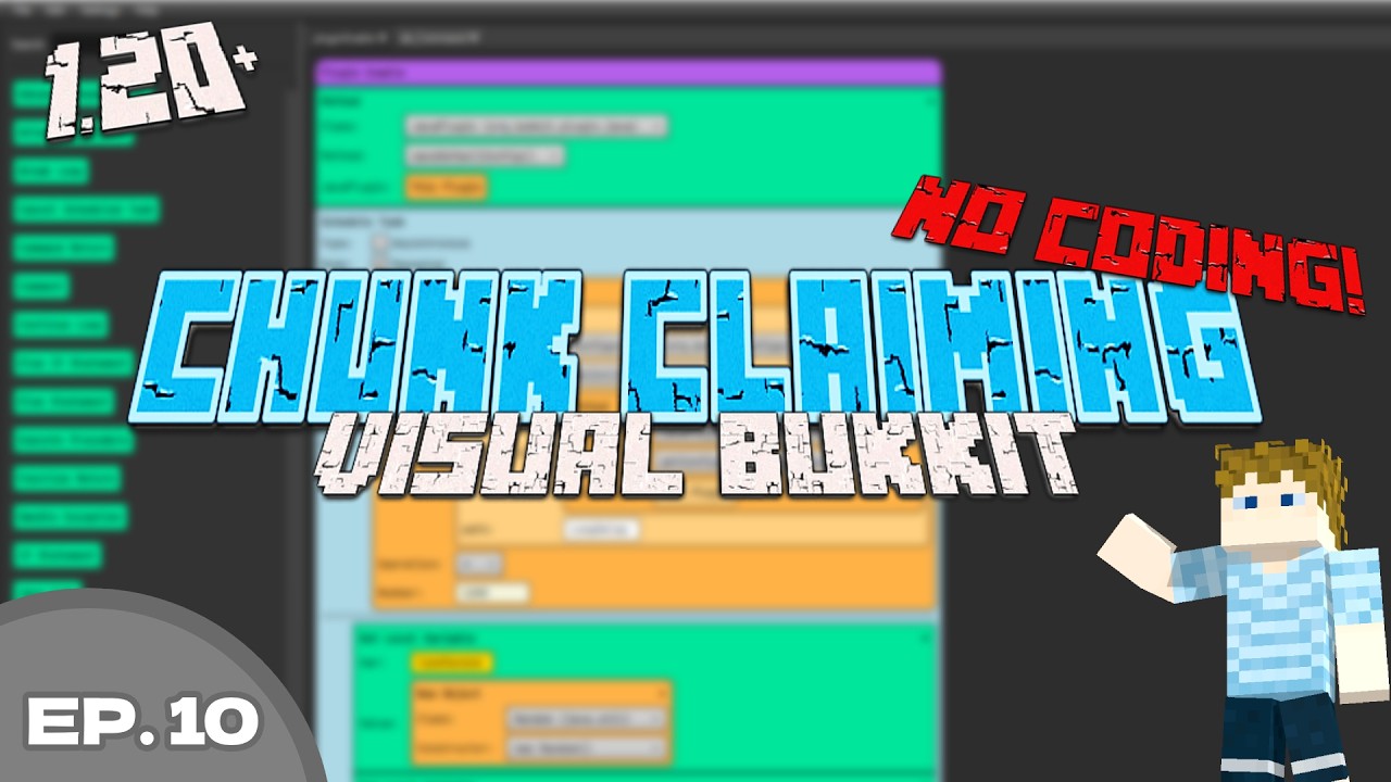 Create a Chunk Claiming Plugin in Minecraft (Visual Bukkit Tutorial) | Ep. 10