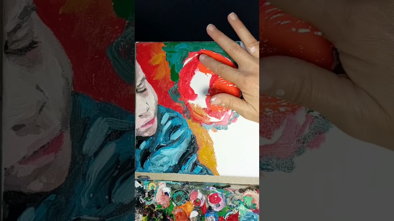 Textured Abstract Nature Painting, 