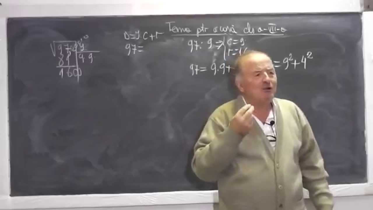 1/2 Lectia 721 - Algoritmul extragerii radacinii patrate Operatii cu radicali - Tema la Clasa 7