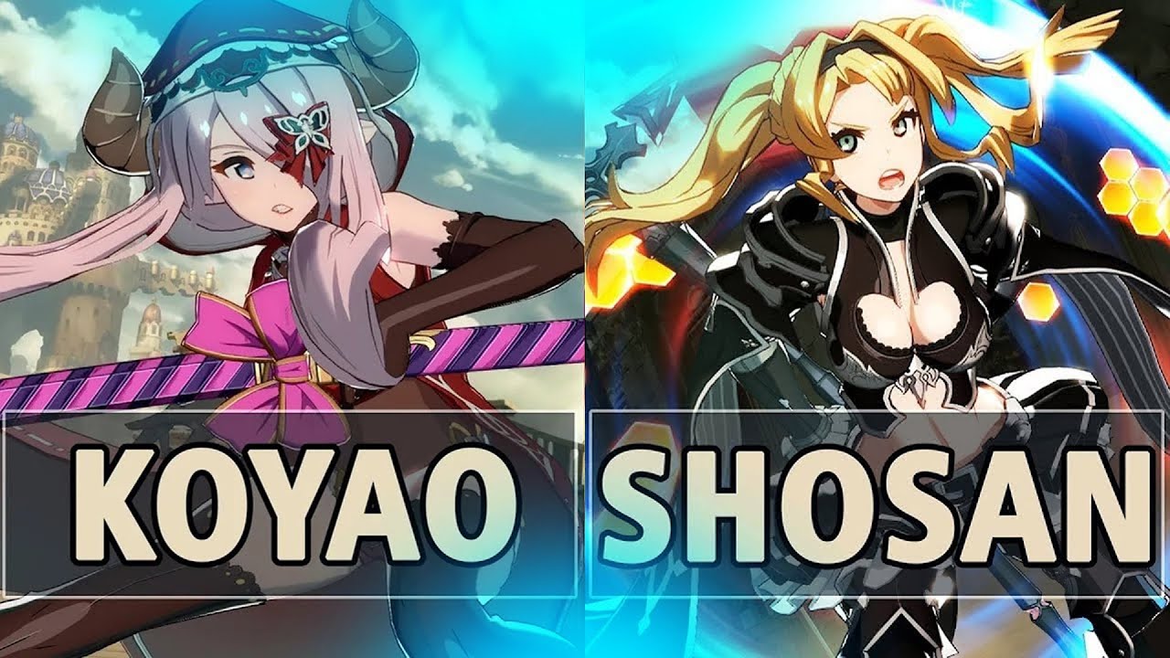 GBVSR:🔥Koyao (EX Narmaya) Vs Shosan (Zeta)🔥| High Level Gameplay.
