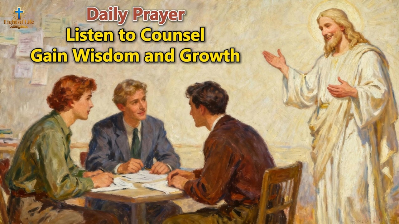 Daily Prayer: Listen to Counsel, Gain Wisdom and Growth - March 17, 2026