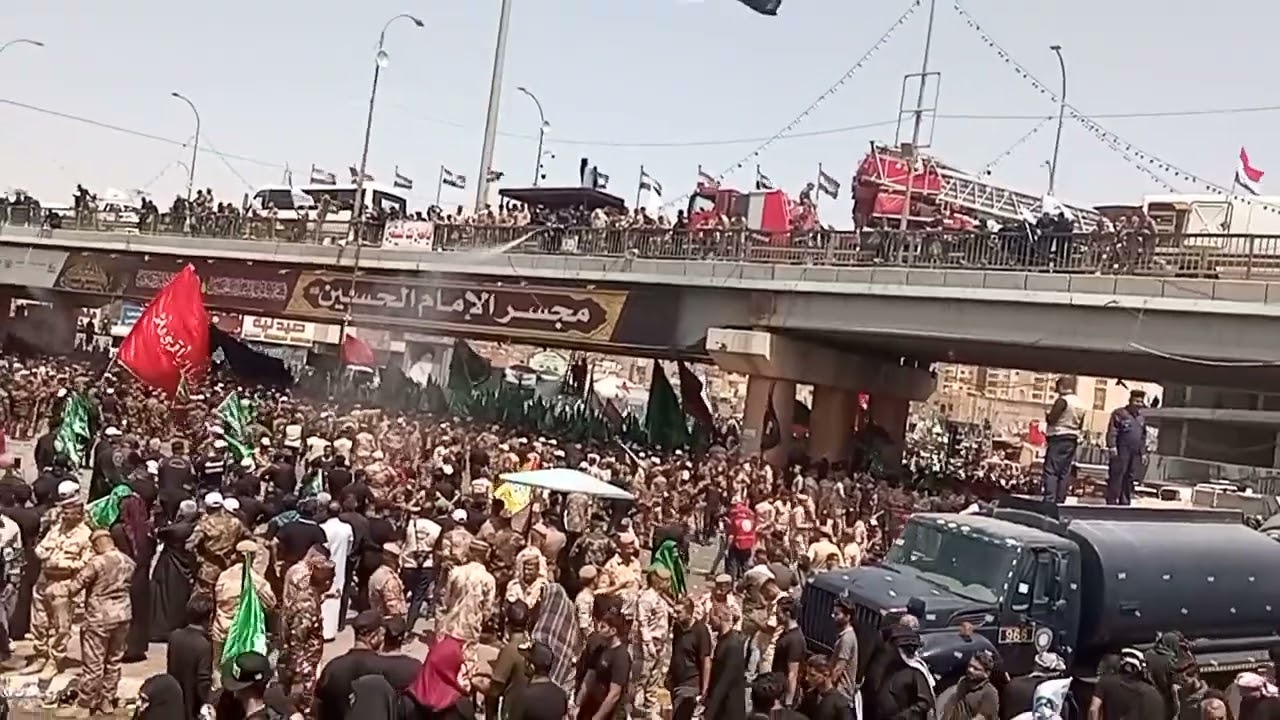 البث المباشرة  بعدستي كضة طويريج من جسر إلا مام الحسين عليه السلام