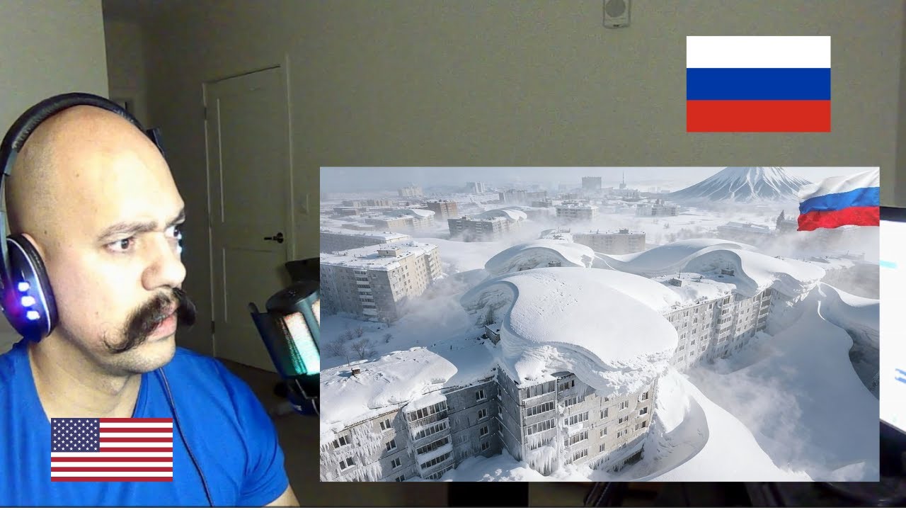 American reacts To Disaster in Kamchatka, Russia — Blizzard SLAMS Cities, Homes & Cars, Roads Buried