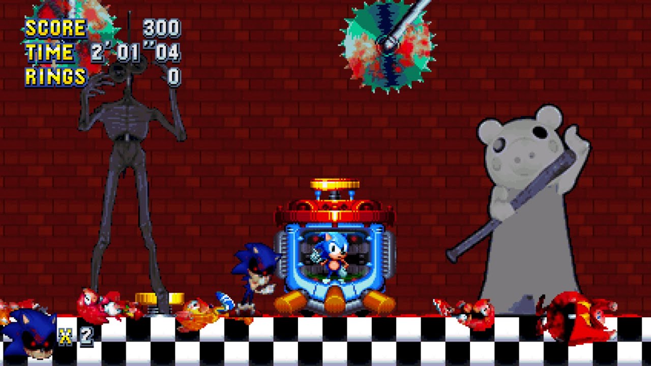 Sonic.EXE Secret Dark Side Mania Plus Mod