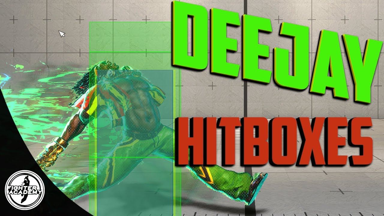 Street Fighter 6 Character Hitboxes - Deejay