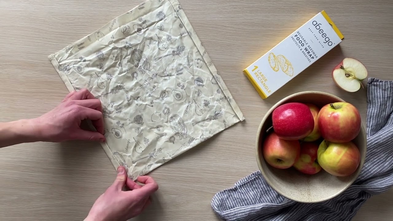 How to Fold the Large Abeego Beeswax Wrap Bag