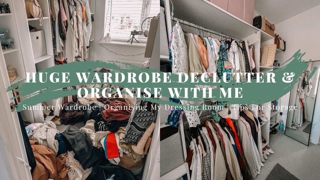 EXTREME Wardrobe Declutter & Organise With Me - Dressing Room Clear Out