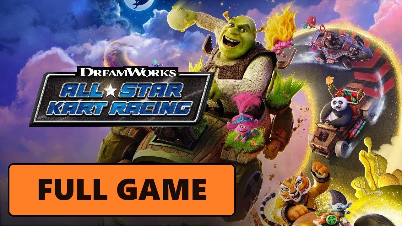 DreamWorks All-Star Kart Racing [Full Game | No Commentary] PS4