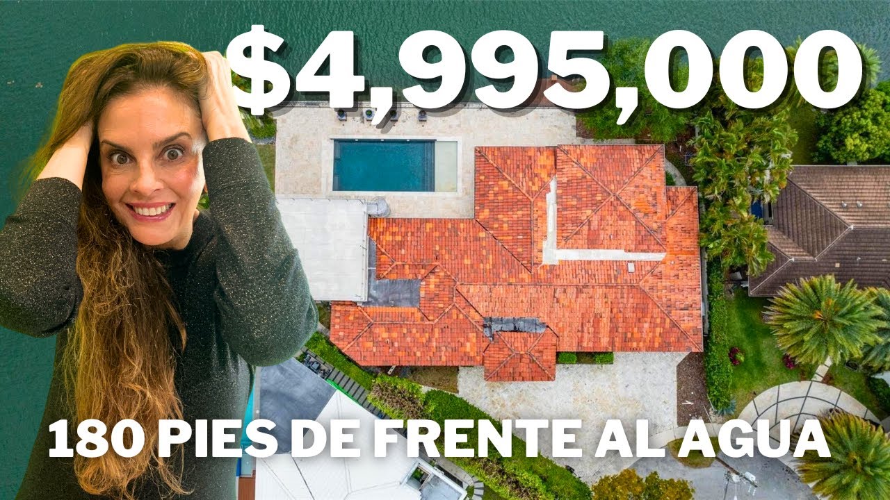 ¡Increíble! 180 pies de lujo frente al agua en una esquina exclusiva 🏠🔥
