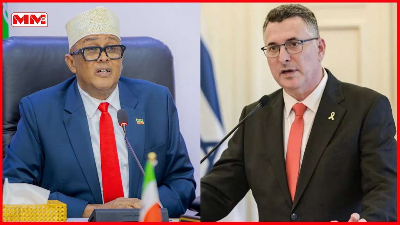 Shir Jaraa'iid oo ay wada qabteen Madaxweynaha Somaliland iyo Wasiirka Arimaha Dibadda ee Isra!!!l.