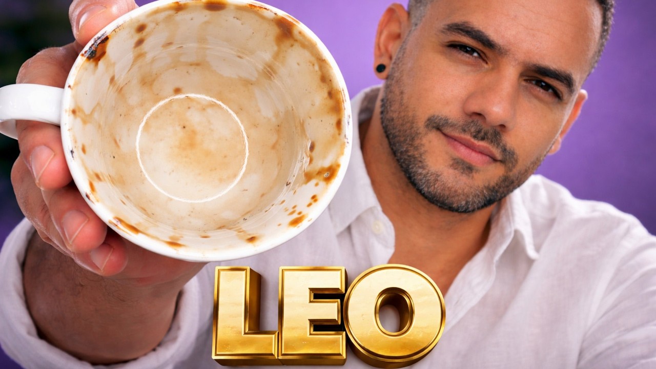 🦁LEO 😲 MENSAJE URGENTE!  - LECTURA del café - LECTURA DE LA TAZA✨