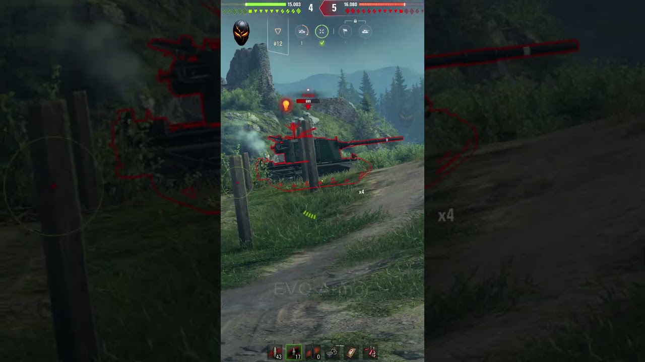 AMX 50 Foch B vs FV4005 Stage II World of Tanks #shorts