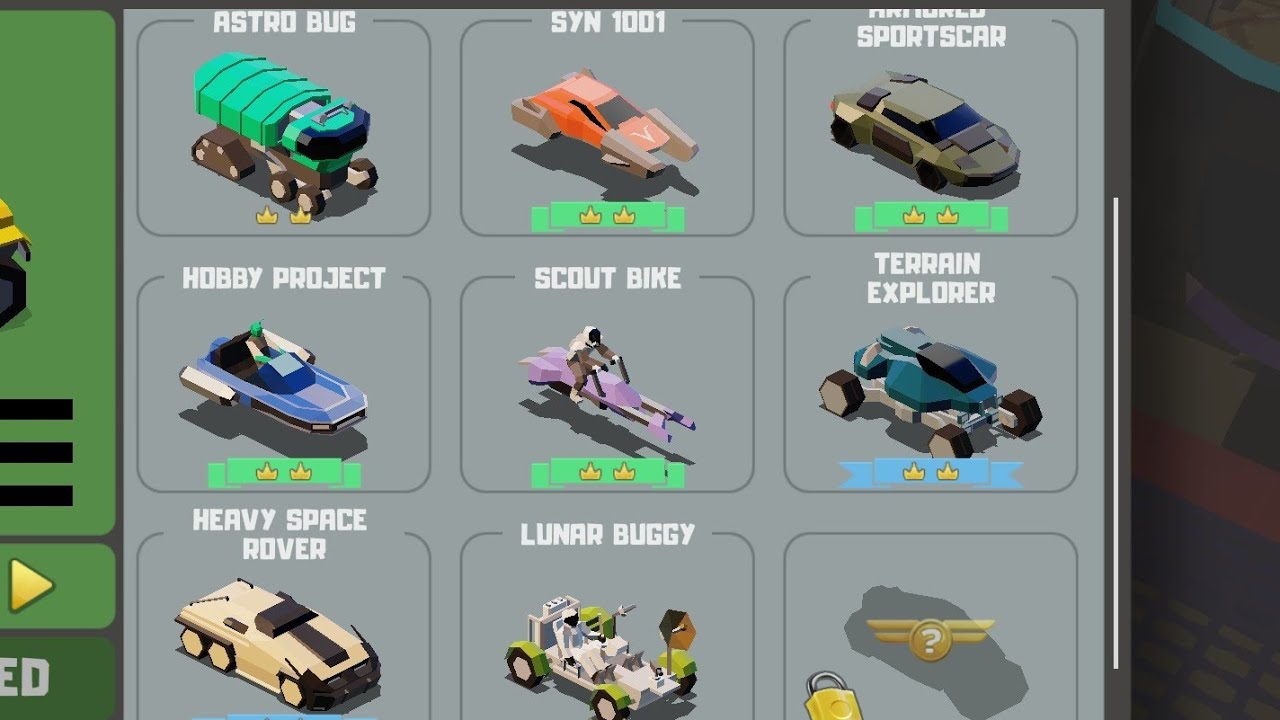 Reckless Getaway 2 - NEW Celestial Escape Vehicles Gameplay (UPDATE)