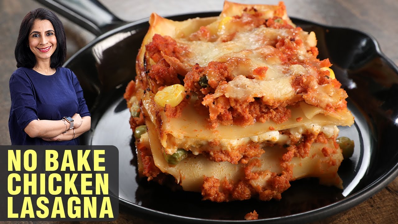 Chicken Lasagna Without Oven | How To Make Chicken Lasagna In Pan | Italian Recipe By Tarika
