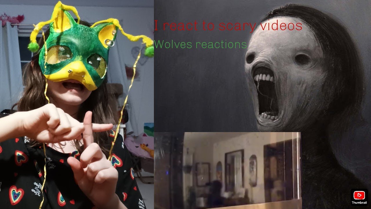 Reacting to scary videos part 2