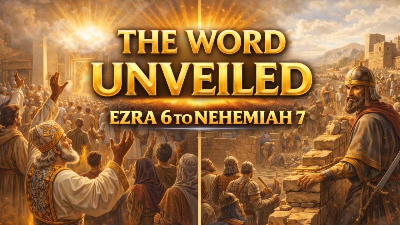 THE WORD UNVEILED-- EZRA CHAPTERS 6 TO NEHEMIAH CHAPTERS SEVEN