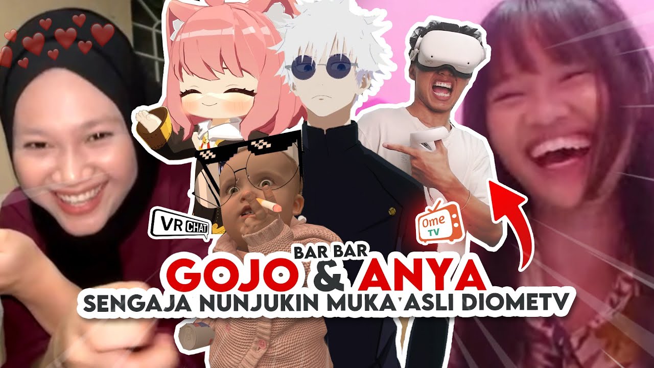 KETIKA ANIME BIKIN KAGET CEWE OMETV KARNA NUNJUKIN MUKA ASLINYA