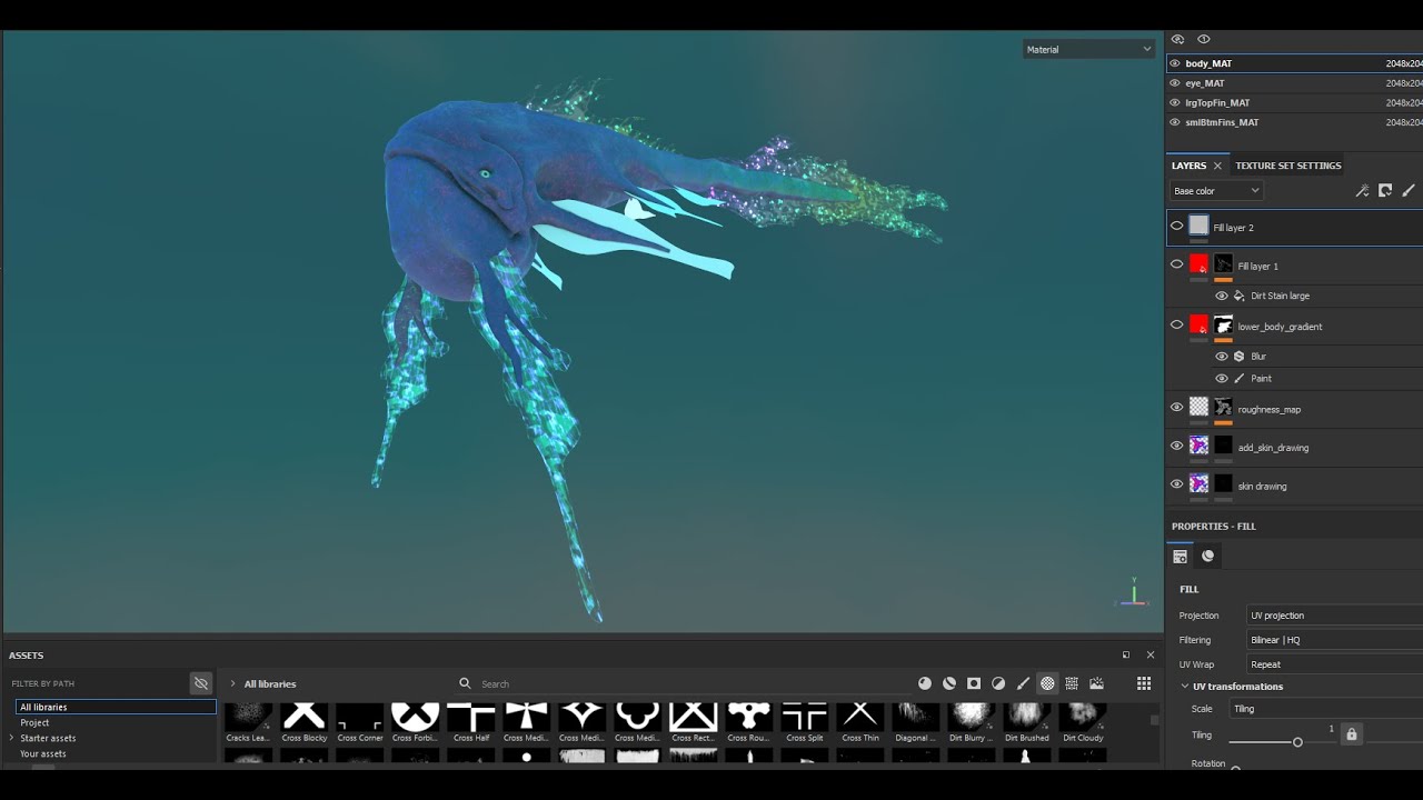 Beginner Series: Texturing a Creature in Substance Painter - Part 3
