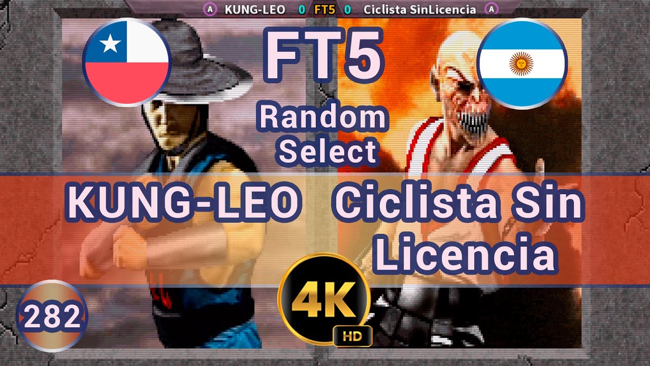MK2 - 🇨🇱 KUNG-LEO vs Ciclista SinLicencia 🇦🇷  FT5 / 4K 60 FPS 