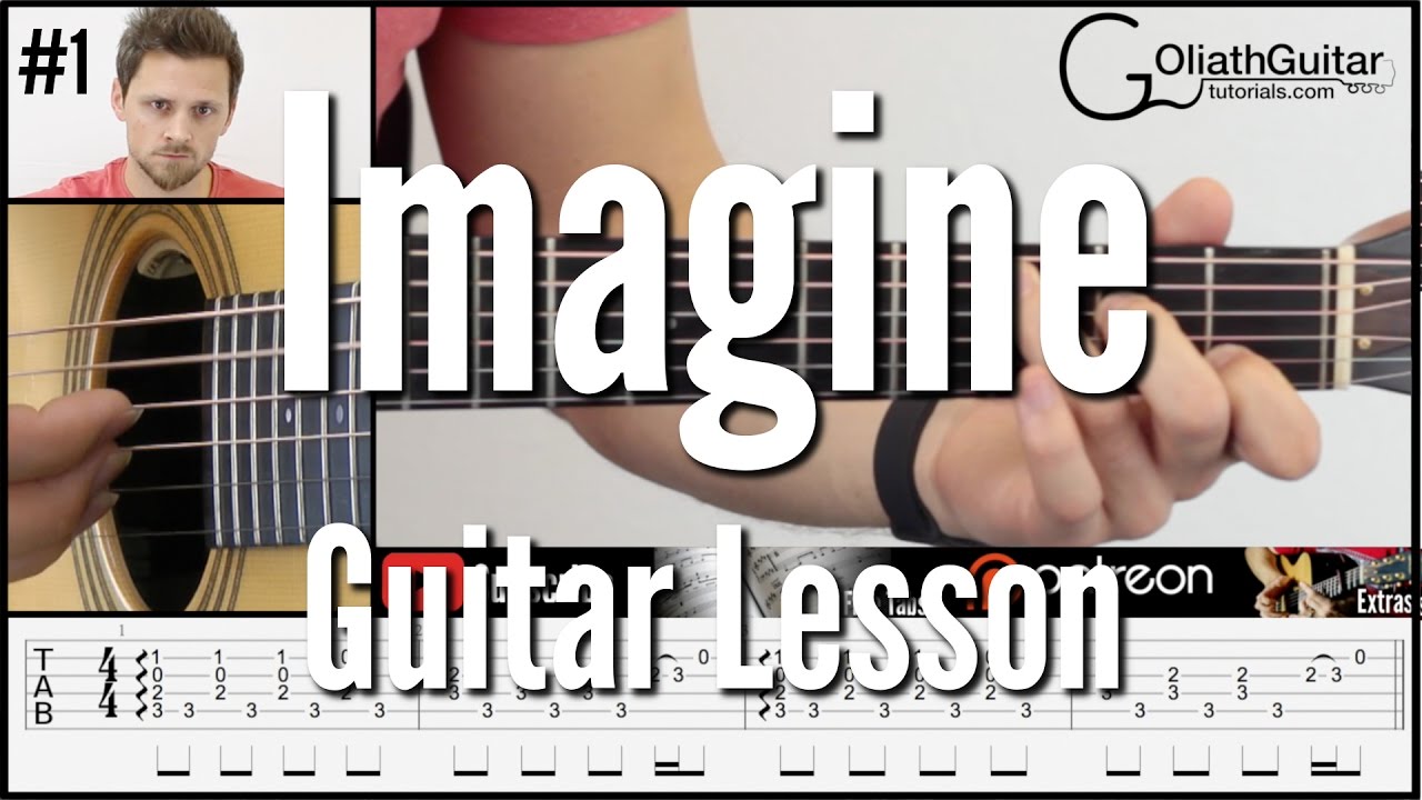 Imagine | Джон Леннон | Урок игры на гитаре и табулатуры