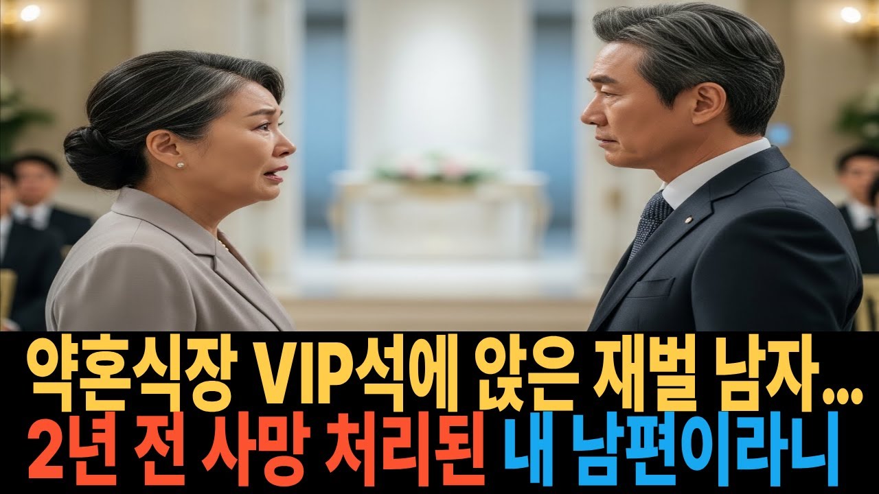 약혼식장 VIP석에 앉은 재벌회장 2년전 사망처리된 내 남편이라니
