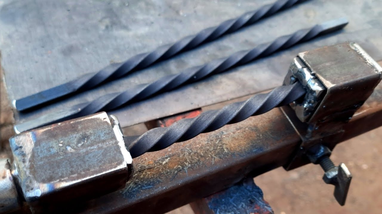 اسهل طريقة صنع الة لف حديد | اداة ثني معادن/ Learn the easiest way to make an iron winding machine