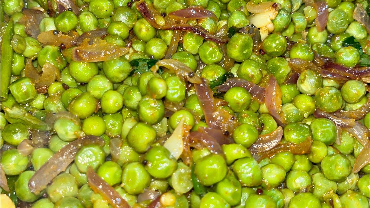 Simple and healthy green peas masala fry