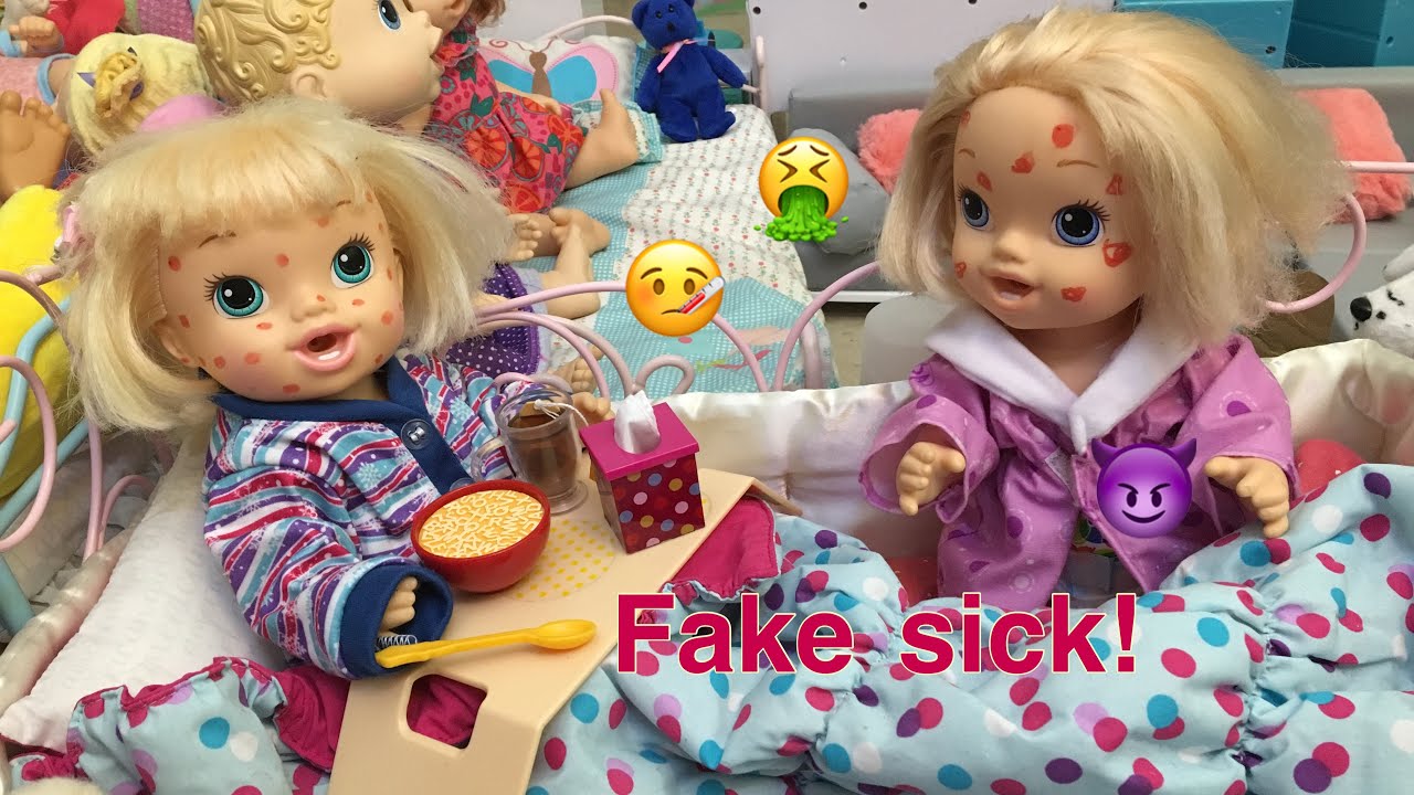 BABY ALIVE Lillian fakes sick