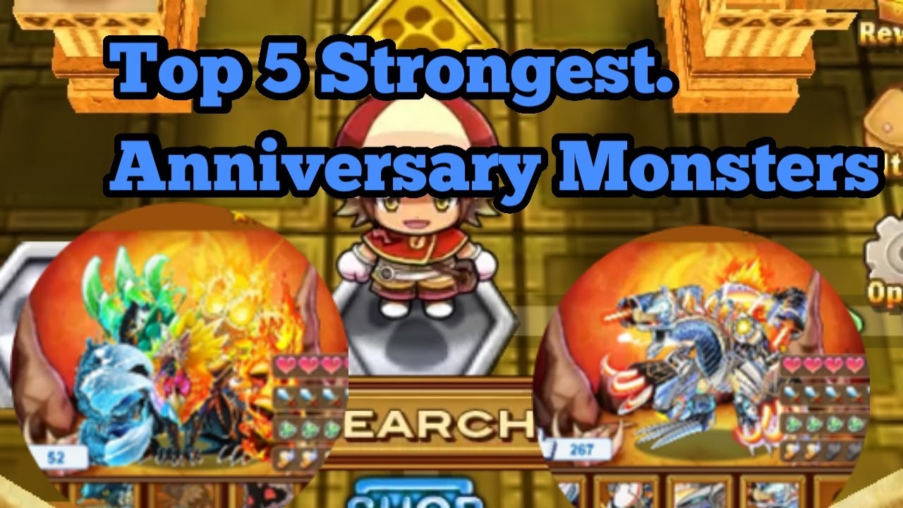 Top 5 Strongest Anniversary Monsters in Bulu Monster