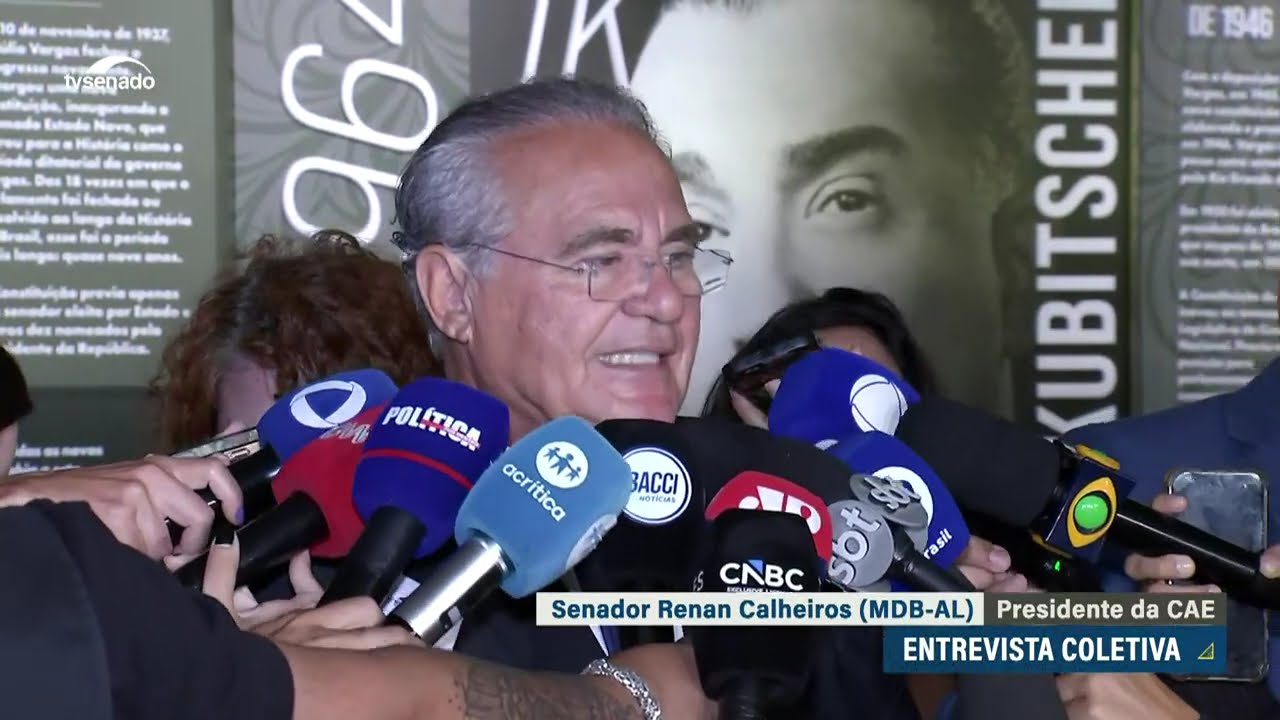 Caso Banco Master: Senador Renan Calheiros detalha convocações e agendas na PF e no STF – 10/2/26
