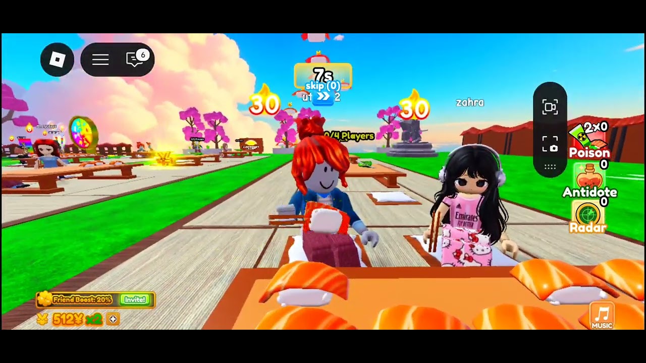 POISON SUSHI DI ROBLOX