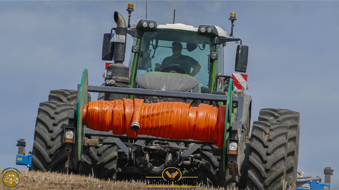 Gülleverschlauchung mit Strip-Till - FENDT 1050 Vario - Düngung in der Landwirtschaft I Gülle 2021