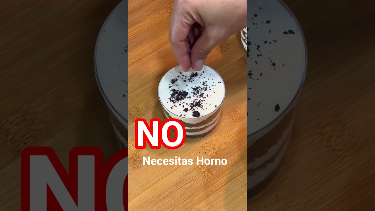 Postre fácil de Oreo sin  horno
